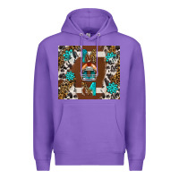 Purple american football mom tumbler Premium Hoodie - BundleAndBundleShop