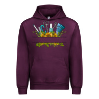 Mauve Wine customize nail tools with sunflower Urban Hoodie - BarkalooDesign