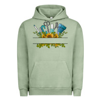 Pigment Oil Green customize nail tools with sunflower Urban Hoodie - BarkalooDesign