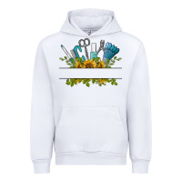 White customize nail tools with sunflower Urban Hoodie - BarkalooDesign