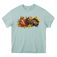 Arona western horses Heavy Core Tee - MaliasSmallBusiness