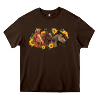 Western Horses Heavy Core Tee | Teevron