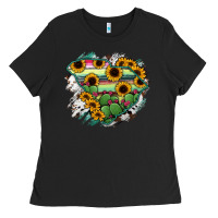 Black South Carolina State Map Ladies Tee - RanaPortraitStore