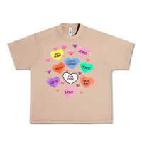 Burro womens valentine candy heart valentines day vneck Urban Heavy Tee - tuanDangUi