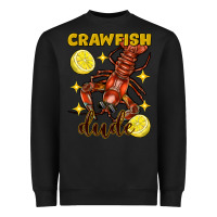 Black Mardi Gras Crawfish dude Heavyweight Sweatshirt - FaDigitalArtStudio