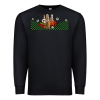 Black halloween meerkat Premium Sweatshirt - LillyAllenDesigns
