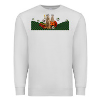 Dove Grey halloween meerkat Premium Sweatshirt - LillyAllenDesigns