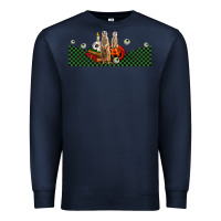 Navy halloween meerkat Premium Sweatshirt - LillyAllenDesigns