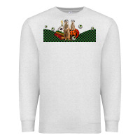 Oatmeal Heather halloween meerkat Premium Sweatshirt - LillyAllenDesigns