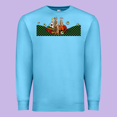 Halloween Meerkat Premium Sweatshirt Designed By Lillyallendesigns