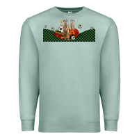 Seafoam halloween meerkat Premium Sweatshirt - LillyAllenDesigns