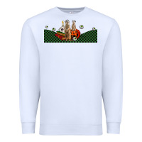 White halloween meerkat Premium Sweatshirt - LillyAllenDesigns