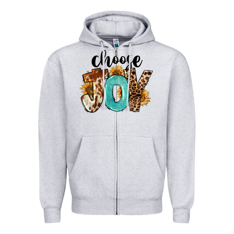 Choose Joy Zipper Hoodie by FaDigitalArtStudio | Teevron