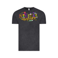 Vintage Black MA Medical Assistant Mardi Gras Vintage Tee - NancyCooperArtShop