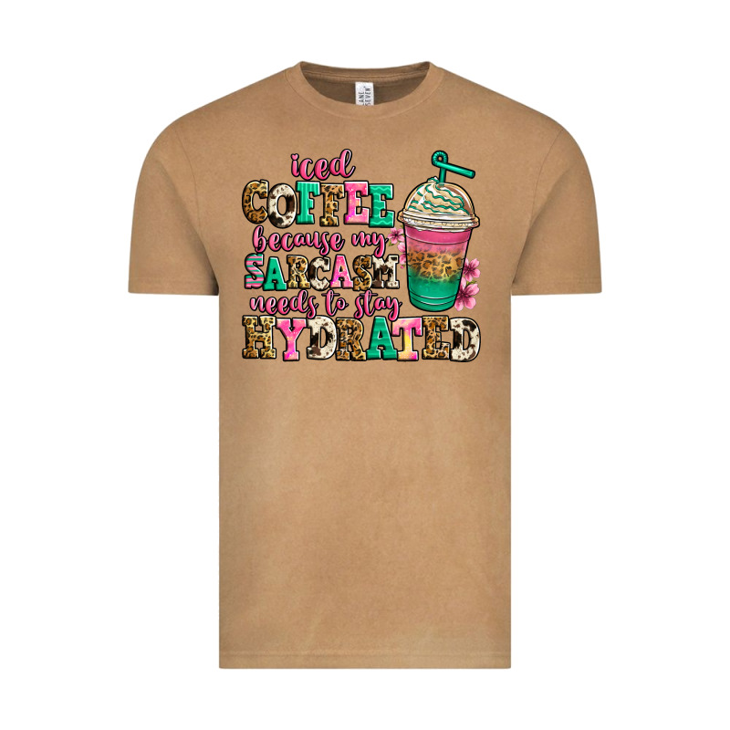Iced Coffee Because My Sarcasm Needs To Stay Hydra Vintage Tee by Jasminsmagicworld | Teevron