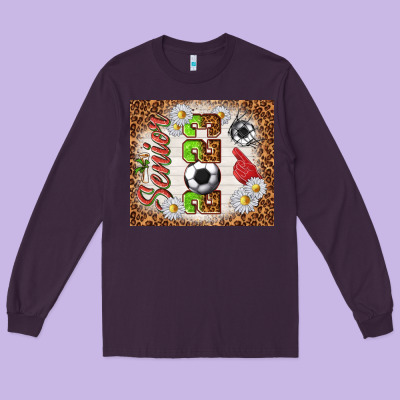Senior 2023 Soccer Long Sleeve Tee Designed By Tumblerdesignbyshophia