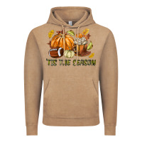 Vintage Coffee Tis The Season Fall Vintage Hoodie - texasbilliewilder