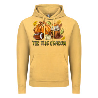 Vintage Mustard Tis The Season Fall Vintage Hoodie - texasbilliewilder