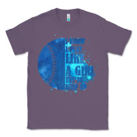 Lavender I Know I Play Like A Girl Try To Keep Up Softball Classic Tee - Bettercallsaul