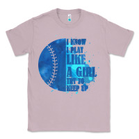 Lilac I Know I Play Like A Girl Try To Keep Up Softball Classic Tee - Bettercallsaul