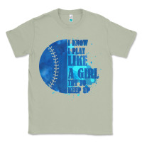 Matcha I Know I Play Like A Girl Try To Keep Up Softball Classic Tee - Bettercallsaul