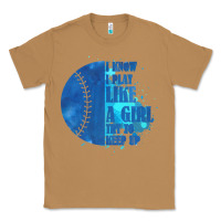Toasted Coconut I Know I Play Like A Girl Try To Keep Up Softball Classic Tee - Bettercallsaul