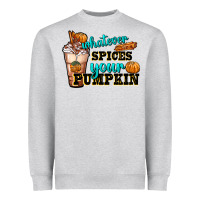 Heather Grey whatever spice your pumpkin coffee cup Heavyweight Sweatshirt - FaDigitalArtStudio