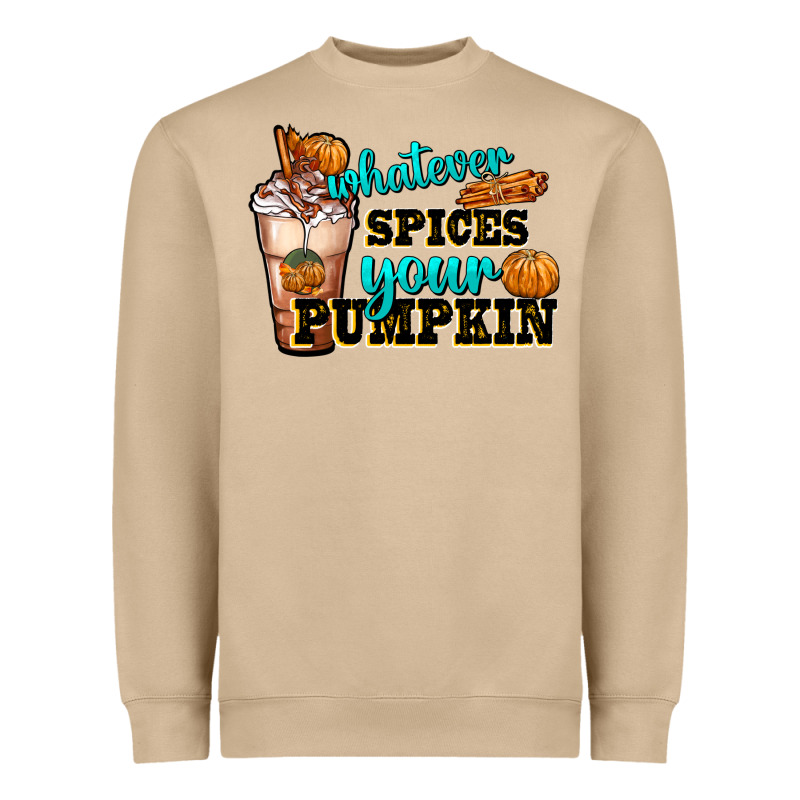 Whatever Spice Your Pumpkin Coffee Cup Heavyweight Sweatshirt by FaDigitalArtStudio | Teevron