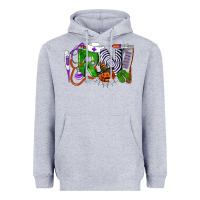 Heather Grey Halloween RN Registered Nurse Heavyweight Hoodie - LillyAllenDesigns