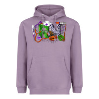Lavender Halloween RN Registered Nurse Heavyweight Hoodie - LillyAllenDesigns