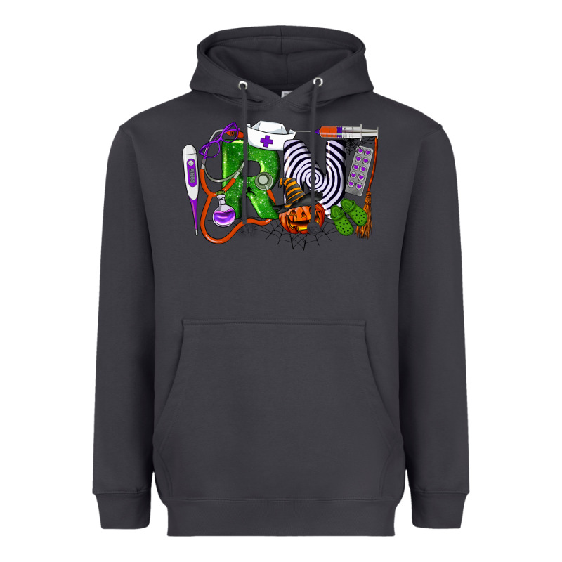 Halloween Rn Registered Nurse Heavyweight Hoodie by LillyAllenDesigns | Teevron