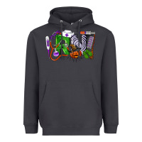 Smoke Halloween RN Registered Nurse Heavyweight Hoodie - LillyAllenDesigns