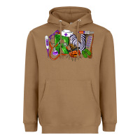 Toasted Coconut Halloween RN Registered Nurse Heavyweight Hoodie - LillyAllenDesigns