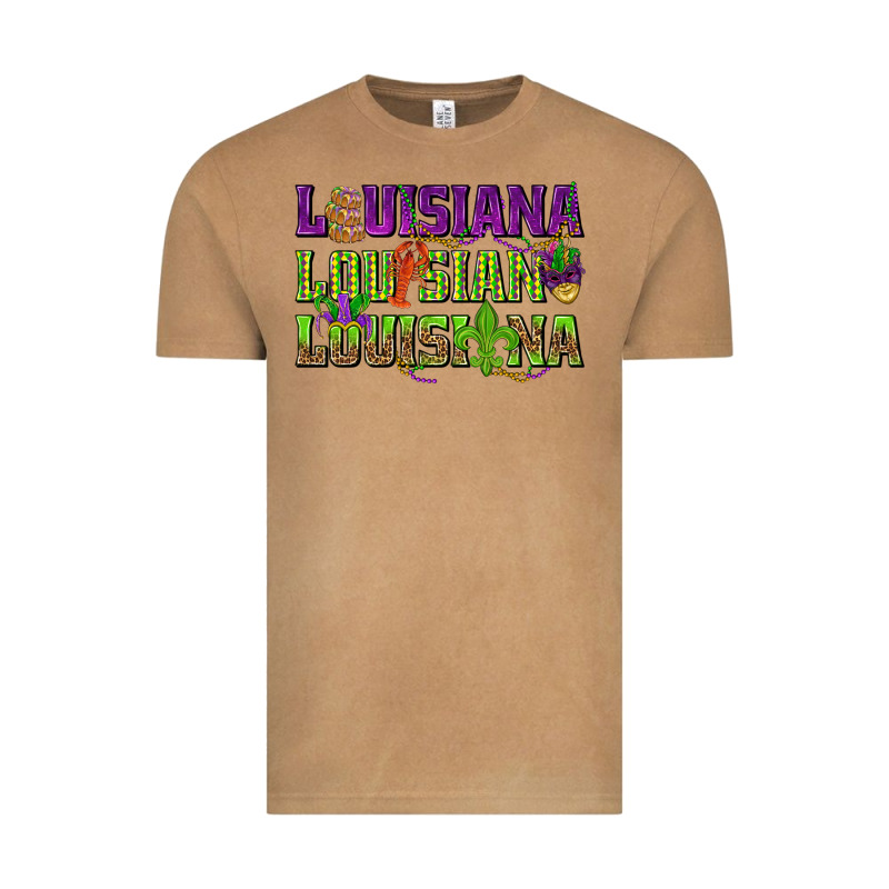 Louisiana Mardi Gras Vintage Tee by NancyCooperArtShop | Teevron