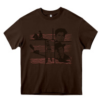 Chocolate Brown the wild wild west colour Heavy Core Tee - tuanDangUi