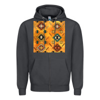 Smoke native american aztec seamless pattern 4 Zipper Hoodie - BundleAndBundleShop