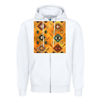White native american aztec seamless pattern 4 Zipper Hoodie - BundleAndBundleShop
