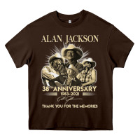 Chocolate Brown Alan Art Jackson Limited Design Gift For Fans Heavy Core Tee - tuanDangUi