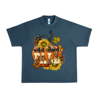 Midnight Navy Wild About Fall Urban Heavy Tee - texasbilliewilder