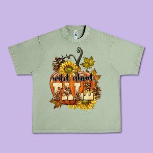 Wild About Fall Urban Heavy Tee Designed By Texasbilliewilder