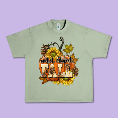 Wild About Fall Urban Heavy Tee Designed By Texasbilliewilder