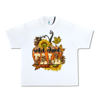 White Wild About Fall Urban Heavy Tee - texasbilliewilder