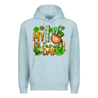 Blue Mist my 1'st st patrick's day Premium Hoodie - FaDigitalArtStudio
