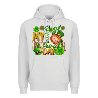 Dove Grey my 1'st st patrick's day Premium Hoodie - FaDigitalArtStudio