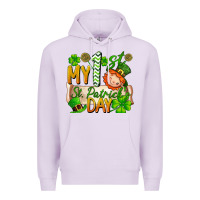 Lilac my 1'st st patrick's day Premium Hoodie - FaDigitalArtStudio