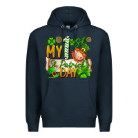 Navy my 1'st st patrick's day Premium Hoodie - FaDigitalArtStudio