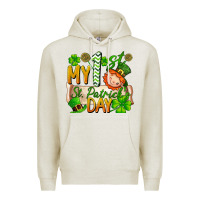 Oatmeal Heather my 1'st st patrick's day Premium Hoodie - FaDigitalArtStudio
