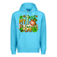 Ocean Blue my 1'st st patrick's day Premium Hoodie - FaDigitalArtStudio
