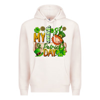 Pale Pink my 1'st st patrick's day Premium Hoodie - FaDigitalArtStudio