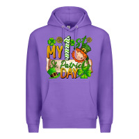 Purple my 1'st st patrick's day Premium Hoodie - FaDigitalArtStudio
